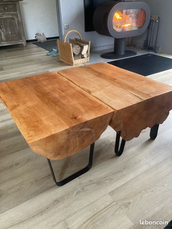 Table basse en bois massif (image 3)