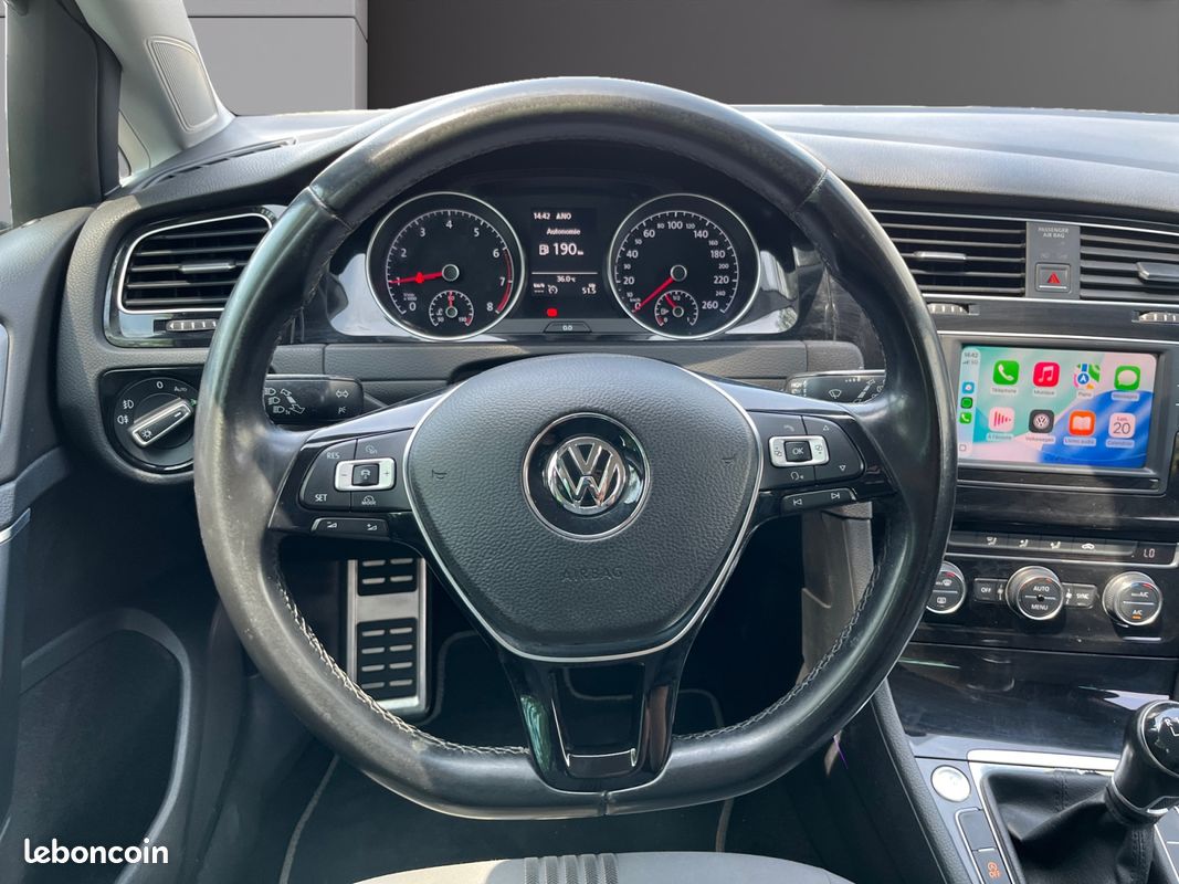 VOLKSWAGEN GOLF 7 VII 1.4 TSI 125 ALLSTAR MULTIFUEL - ACC - Caméra - Carplay - GARANTIE 12 MOIS (image 13)