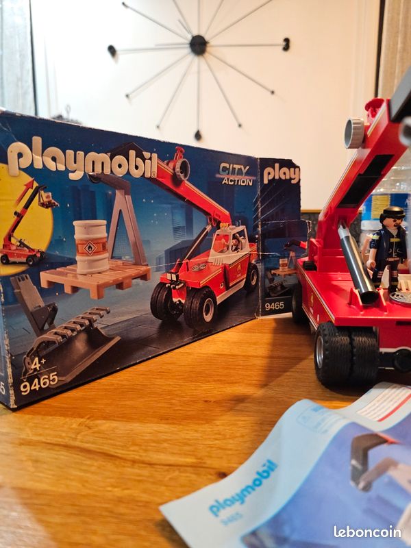 Playmobil - 9465 - Pompier avec véhicule et bras telescopique (image 3)