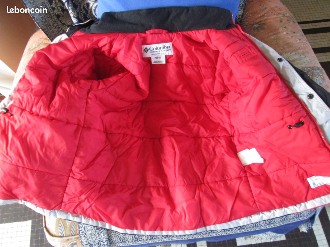 Veste ski rouge et noir Columbia (image 6)