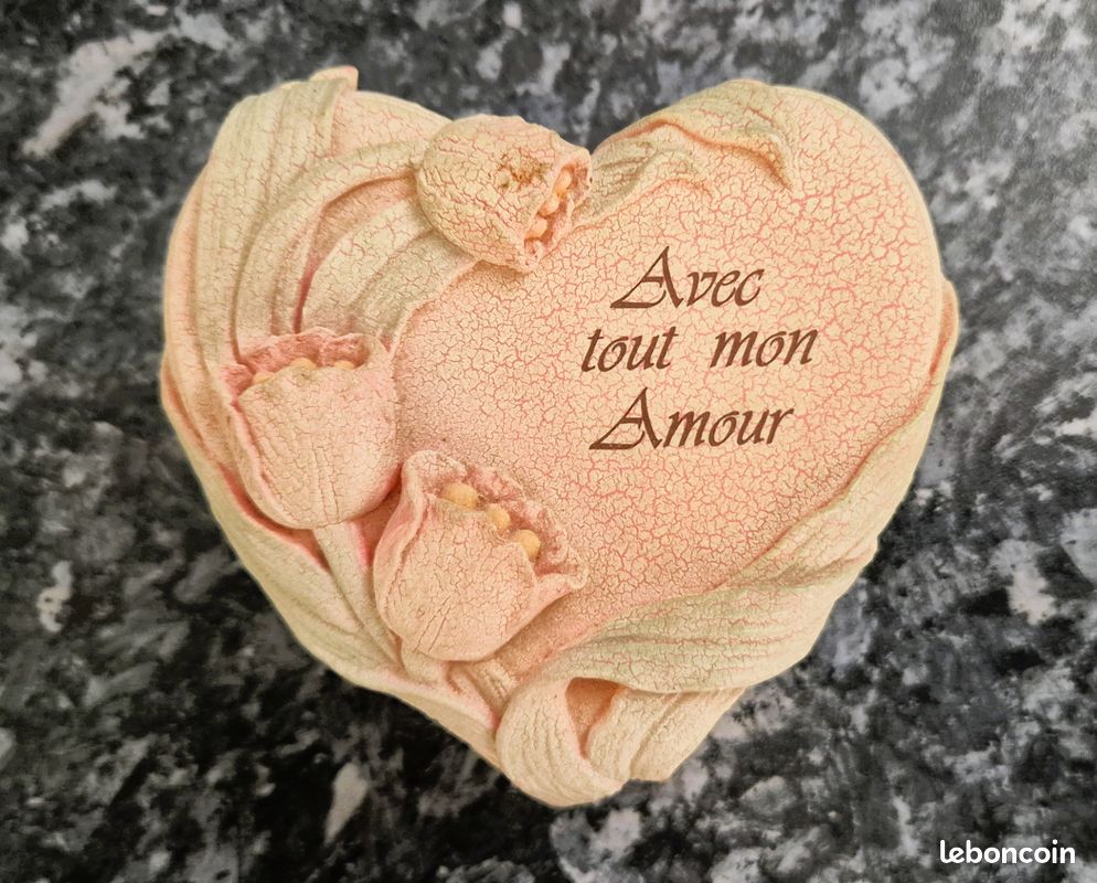 Boîte à Bijoux En Forme De Cœur - Occasion