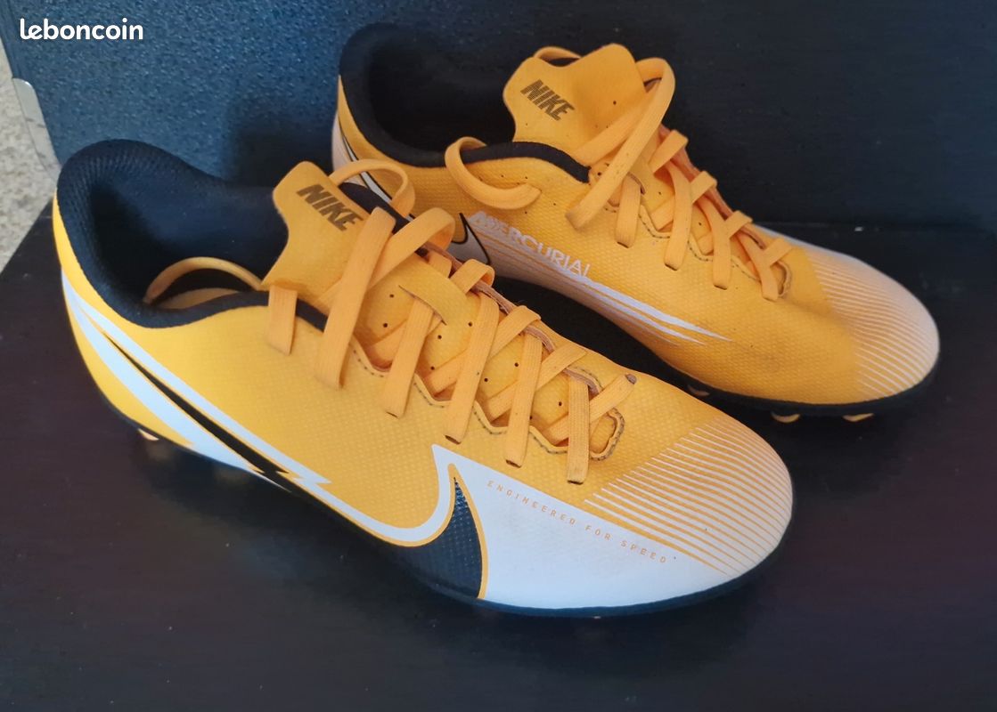 Orange Nike Mercurial Chaussure De Foot Nike Mercurial Vapor 13