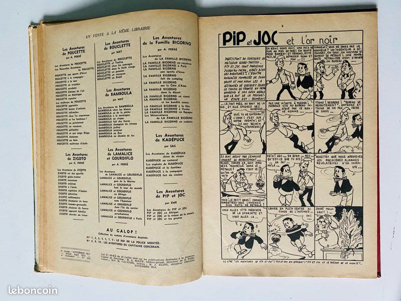 BD Rare Album PIC et JOC - EO 1954 (image 16)