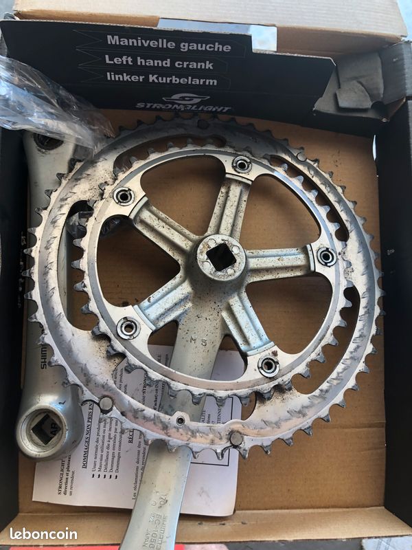 Pédalier Shimano 105 vintage 1998 (image 4)