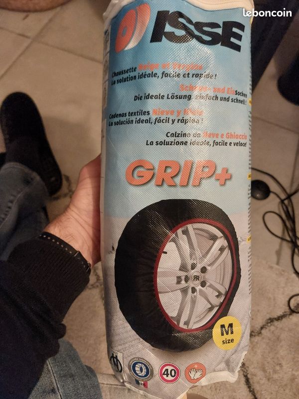 2 chaussettes à neige ISSE GRIP+M - Norauto