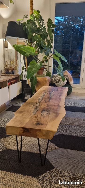 Table basse en bois massif (image 2)