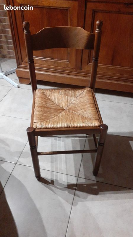 Chaises assise en paille (image 1)