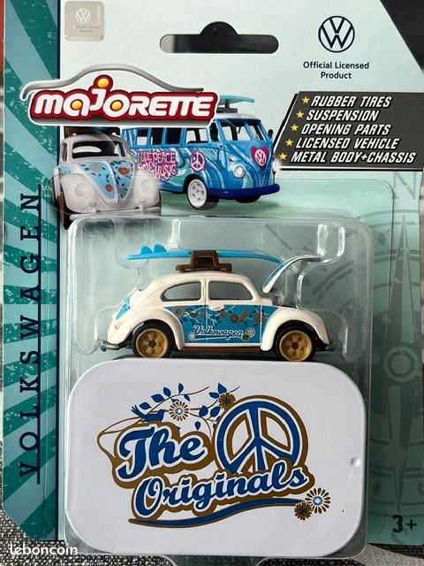 Volkswagen Beetle surf blanc majorette the originals (image 1)