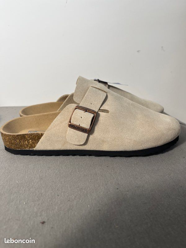 Sabot Birkenstock, Boston, taille 42 beige (image 1)