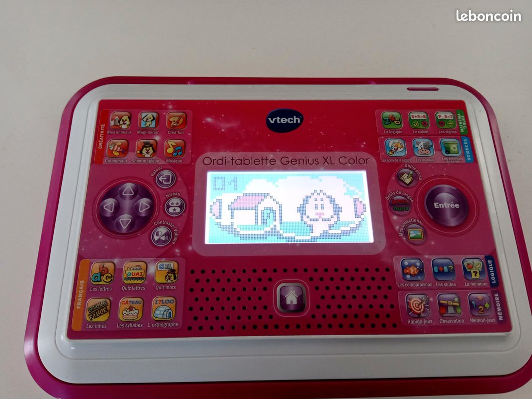 Tech - Ordi-Tablette Genius XL Color Rose, Ordinateur Enfant, Tablette Éducative – 5/8 Ans - Version FR - Jeux & Jouets Tech - Ordi-Tablette Genius XL Color Rose, Ordinateur Enfant, Tablette Éducative – 5/8 Ans - Version FR - Jeux & Jouets