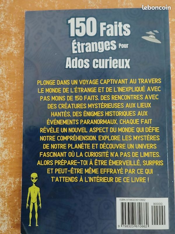 Livre 150 faits étranges ados curieux (image 2)