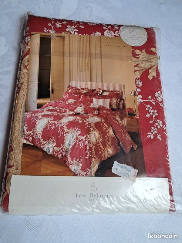 Housse de couette neuve 200 x 200 cm Yves Delorme (image 4)