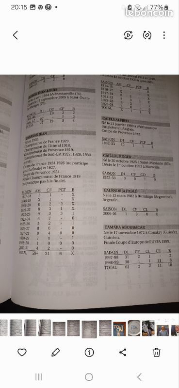 Livres Belmondo ..L'OM(foot) (image 5)