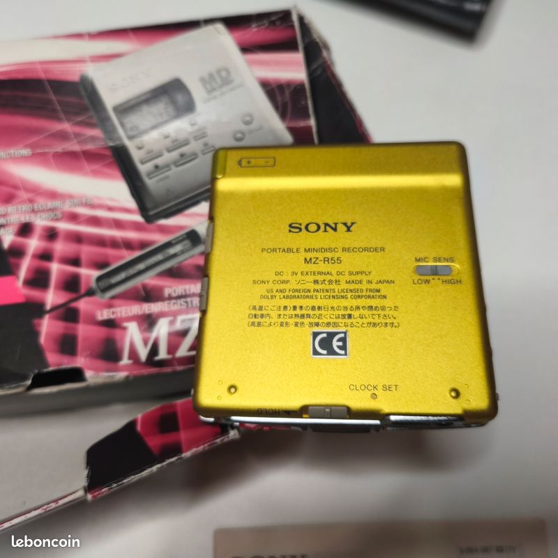 Lecteur MiniDisc Sony MZ-505 Walkman – Argenté – état Fonctionnel