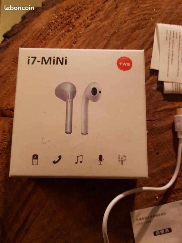 Écouteurs sans fils i7-mini (image 1)