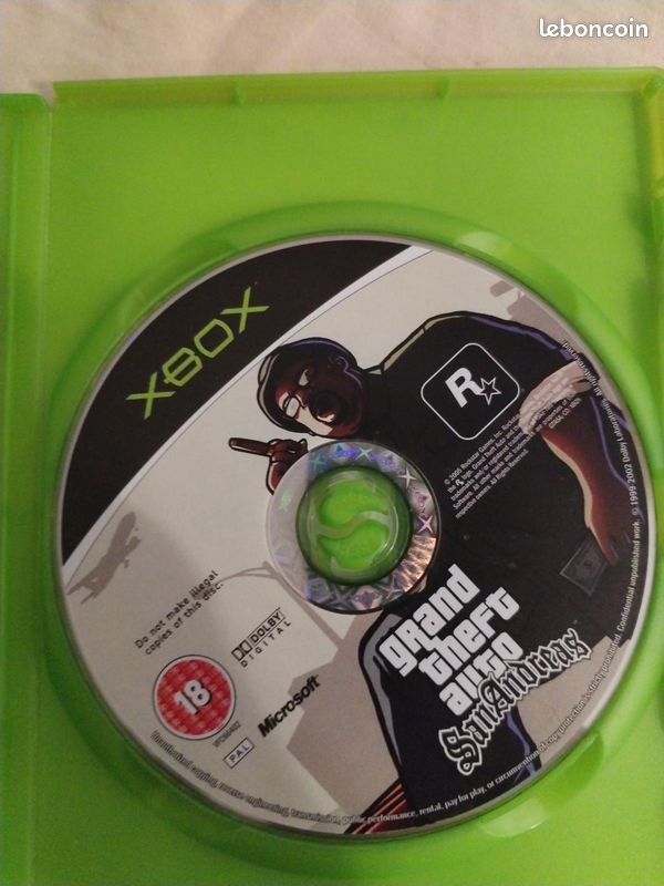 GTA San Andreas Xbox Originale – Boîte + jeu PAL FR (image 2)