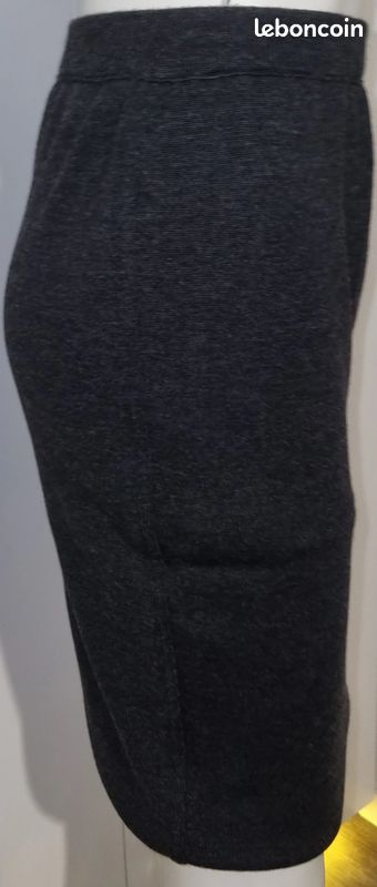 La jupe longue doublée en mesh, jupe noire, jupe chic - Boutique le