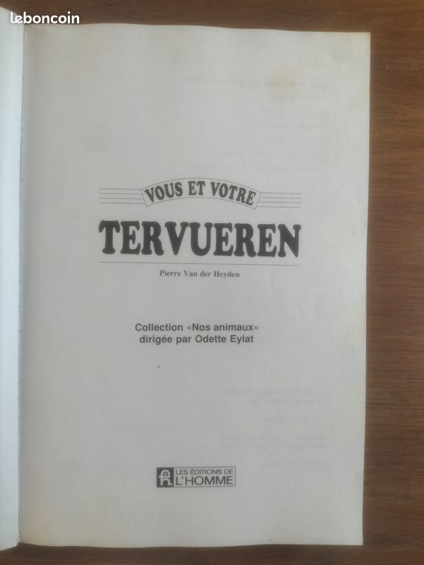 Vous et votre Tervueren livre (image 2)