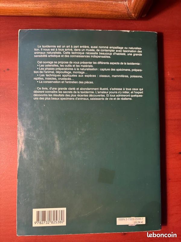 Manuel Complet Du Taxidermiste. Avec Un Glossaire Des Termes Specifiques (image 2)