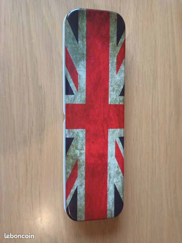 Plumier boîte métal drapeau Union Jack / Royaume-Uni (image 1)