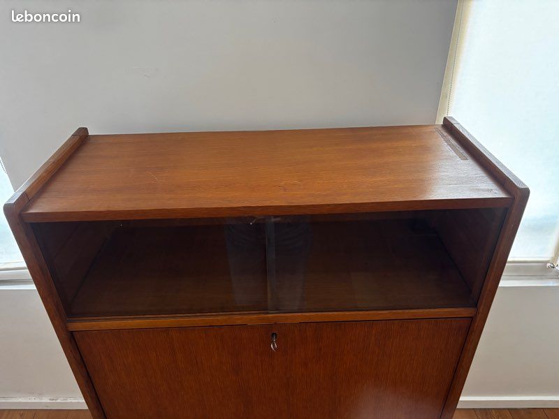 Secrétaire en bois année 60-70 (image 11)