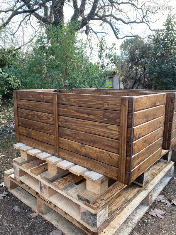 Jardinière en Pin (image 1)