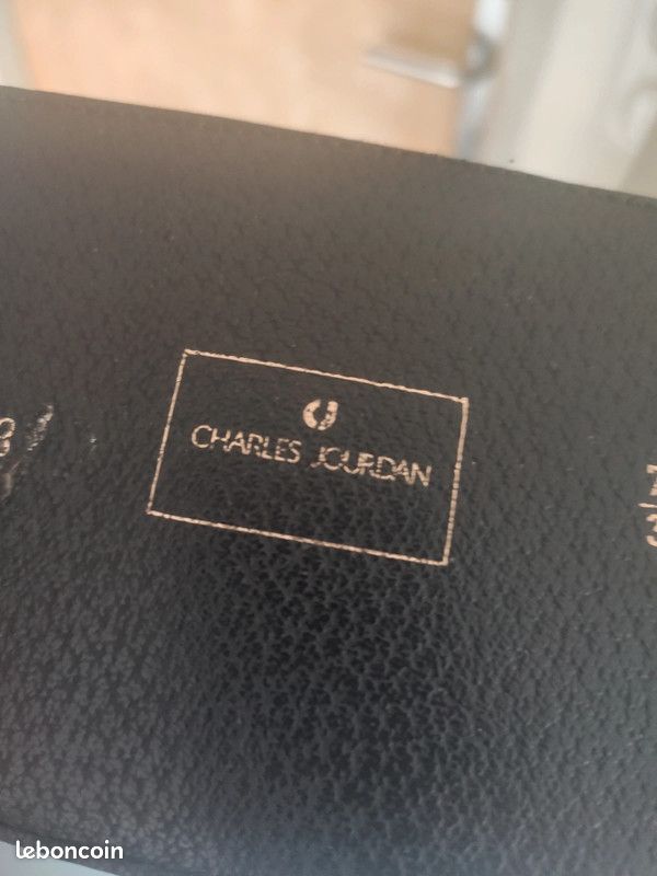 Ceinture En Cuir Blanc Vintage Charles Jourdan - Taille XS - Très Bon état