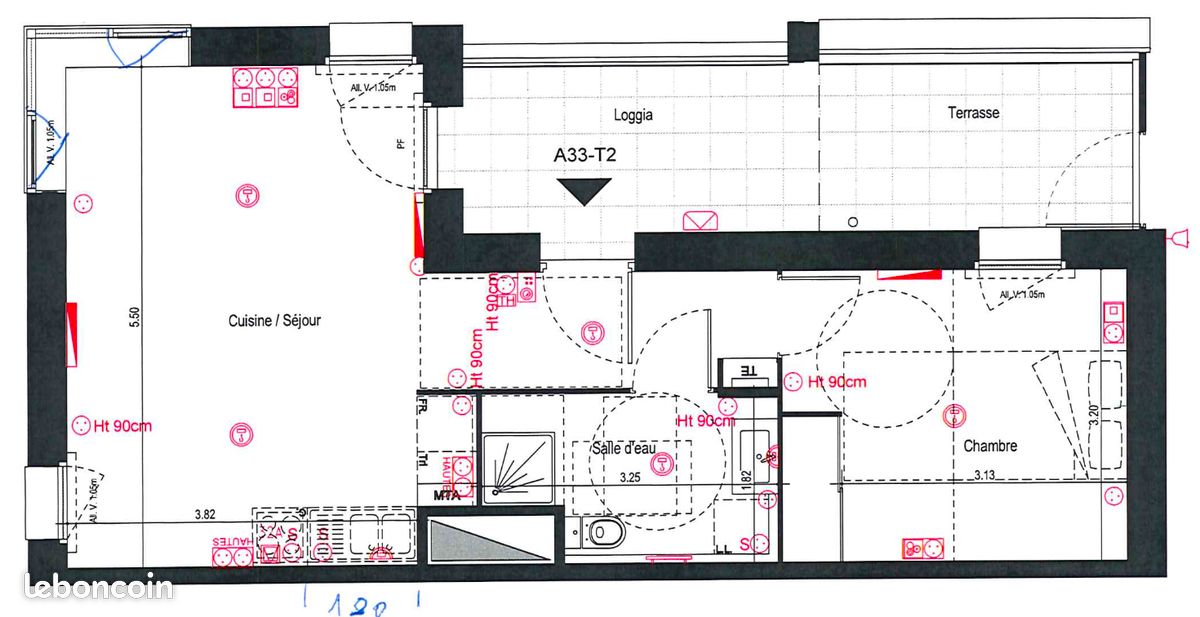 Appartement 2 pièces 44 m² · à Villeurbanne · 44 m² · 210 000 €