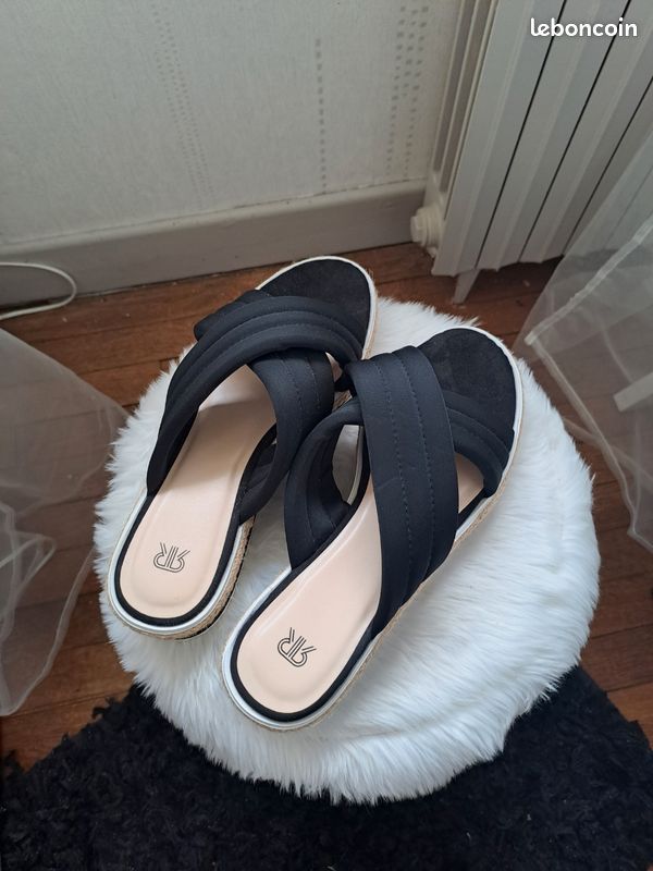 Sandales La Redoute Tong Femme Chaussure Compensee Femme Mariage