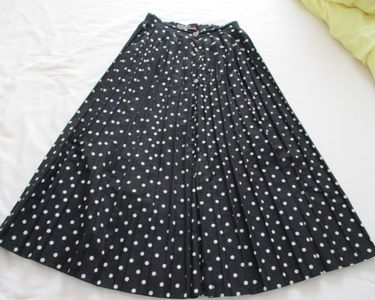 Jupe longue à pois Alain MANOUKIAN Vêtements