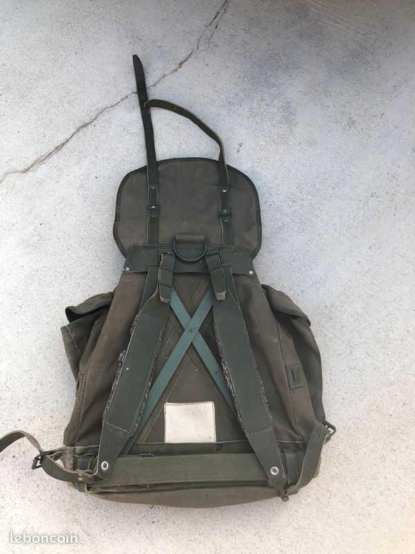 ANCIEN VINTAGE SAC A Dos Militaire Lafuma Bergam Alpinisme Militaria
