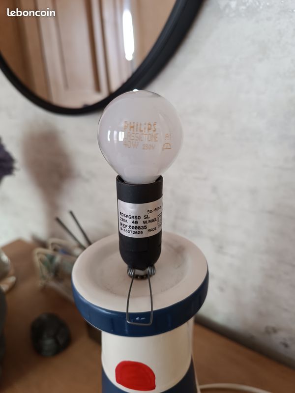 Lampe de chevet phare marin (image 4)