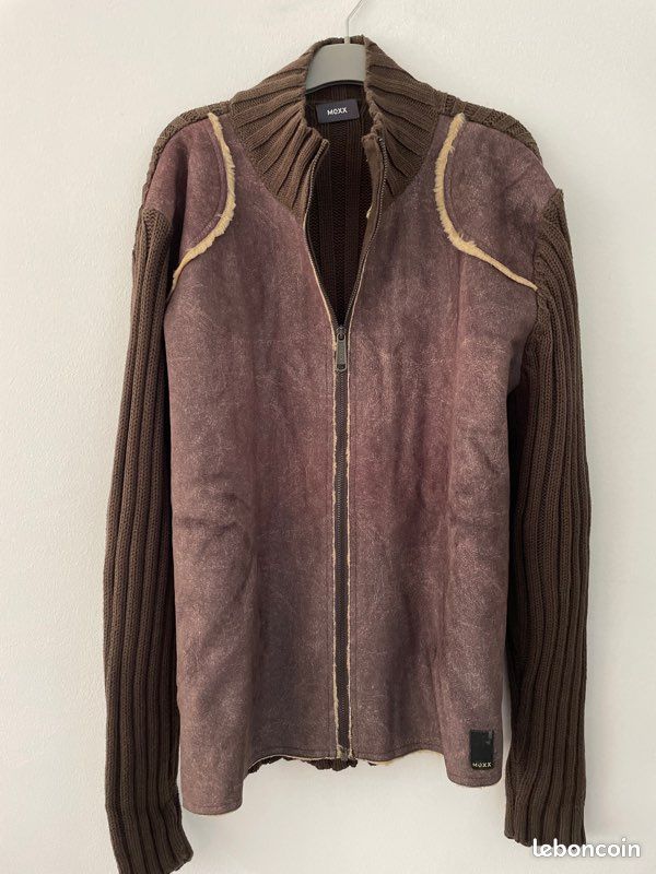 Cotton Mexx Blouson Mexx Homme Gilet Homme « Mexx » Marron Avec