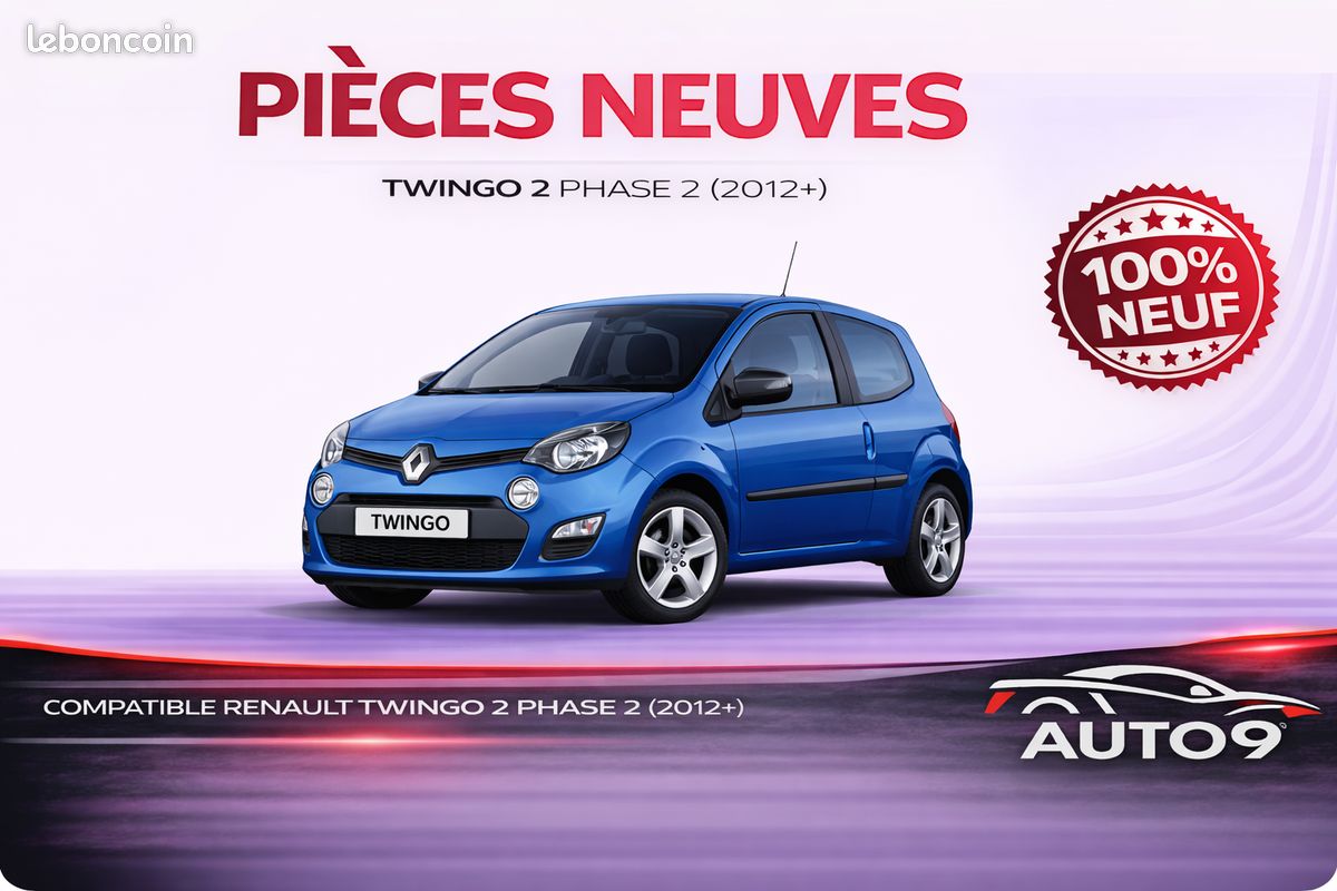 Pièces carrosserie Renault twingo 2 phase 2 (2012+) – 100% neuves et prête a peindre (image 1)