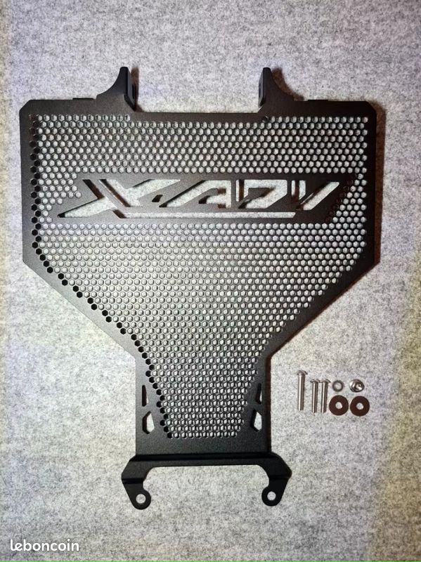 [132] Protège Radiateur Grille de cache radiateur d'eau Honda X-ADV 750 Aluminium Noir PHASE 2 2021 2022 2023 2024 2025 2026 piece pièces XADV750 X ADV 750 ph2 (image 2)