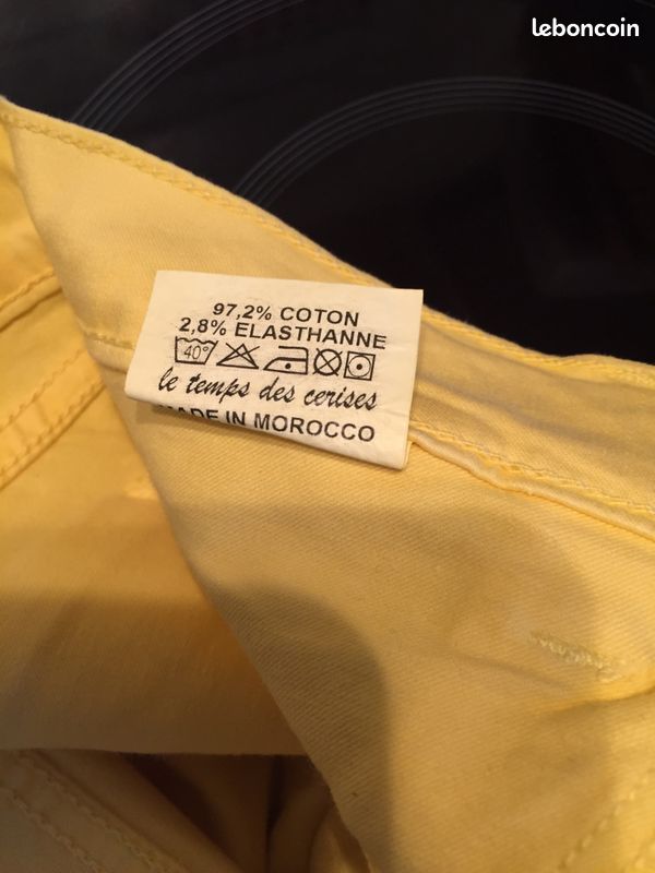 Pantalon jaune le temps des cerises LTC 26 (image 4)