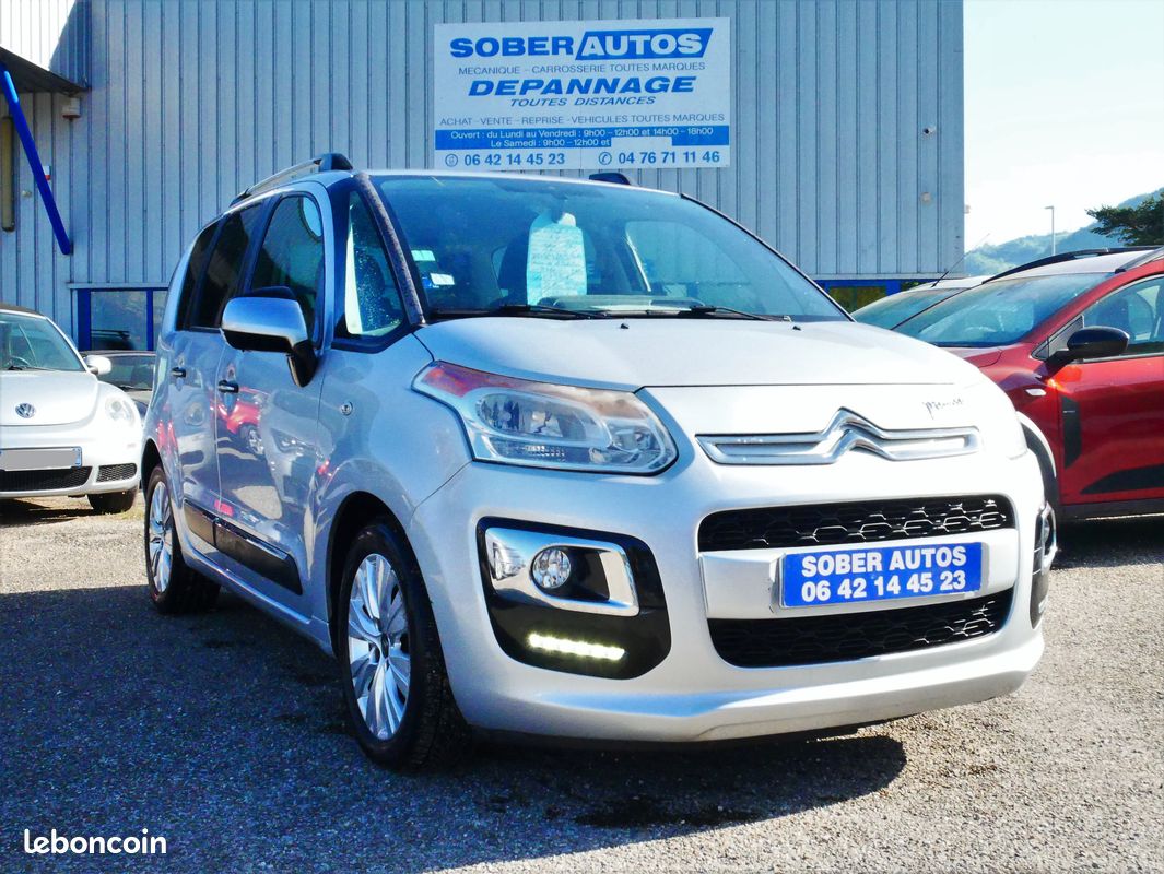 Citroen c3 picasso collection 1.4 95cv 67650km d origine clim ct 2028 gtie 1 an (image 1)