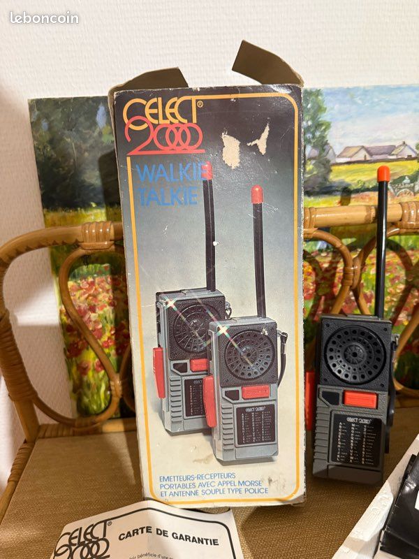 Talkie walkie celect 2000 type 602 avec appel morse années en ance