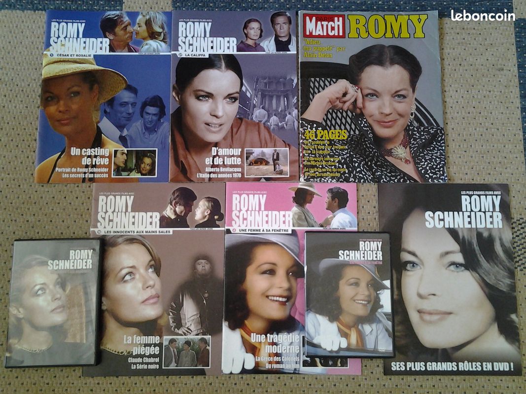 ROMY SCHNEIDER : DVD, fascicules et un Paris Match - Collection