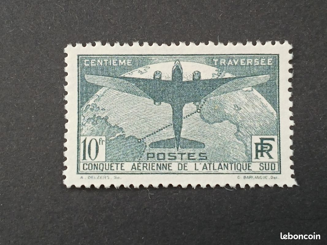 Timbres France Neuf Voir mes autres annonces Y&T No 321 Cote 800 Euros (image 1)