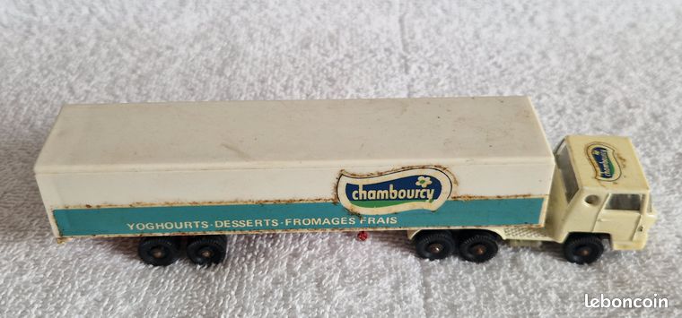 Camion Majorette Bernard Chambourcy, 1/100, Métal, France, En Boîte Cristal