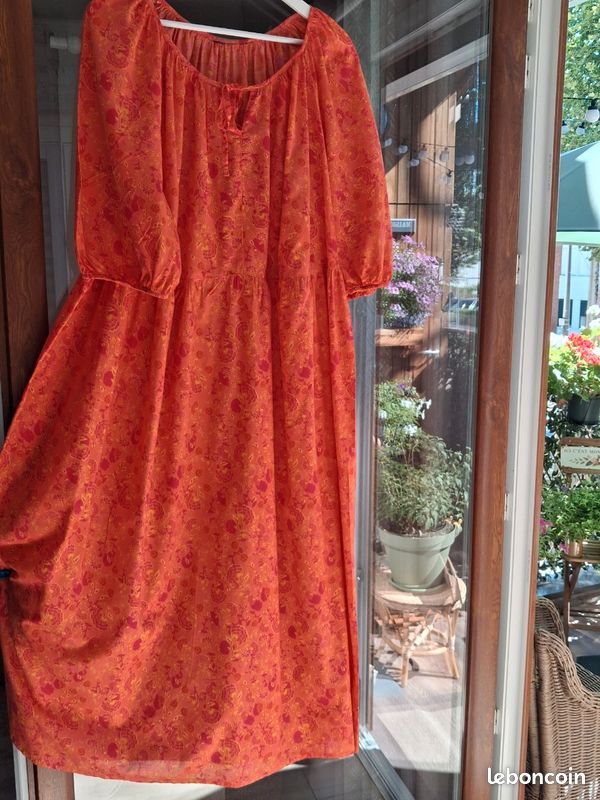 Jolie robe longue style Bohême, grande taille (image 1)