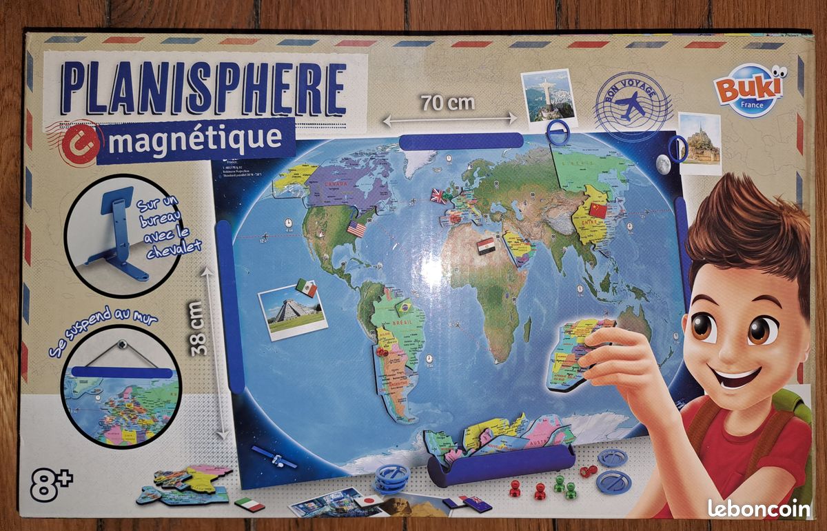 Jeu Planisphère magnétique BUKI (image 1)