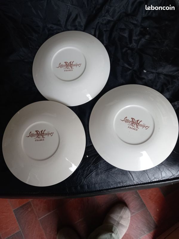 3 assiettes SARREGUEMINES (image 5)