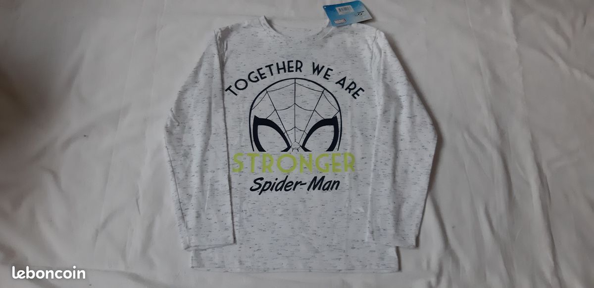 T-shirt manches longues Spider-Man neuf (image 3)