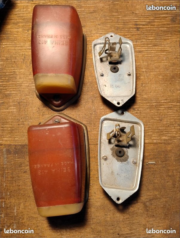 Clignotant Latéral Rouge Citroën 2CV AZA AZAM AZU - Cabochon D'occasion SEIMA 413