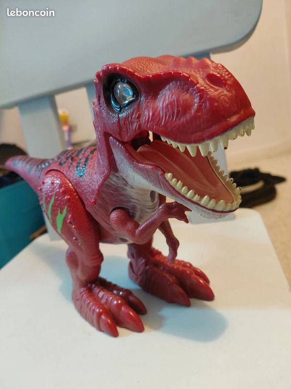 Dinosaure T-Rex 47 Cm – Marche, Rugit, Yeux Et Langue Lumineux – Jouet éducatif Pour Filles Et Garçons Dès 3 Ans