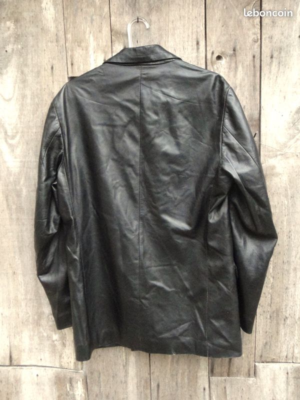 Veste en cuir Marlboro Classics taille L (image 4)