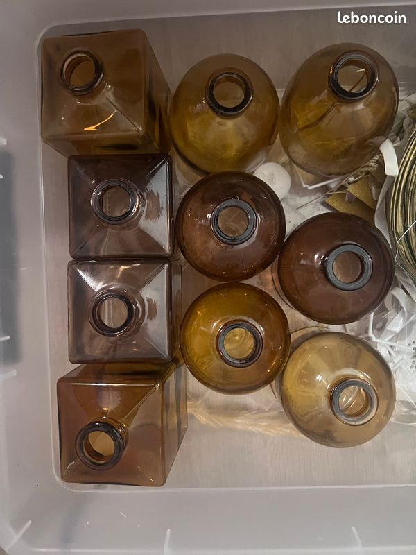 Lot de vases + pampas/fleurs séchées (image 3)