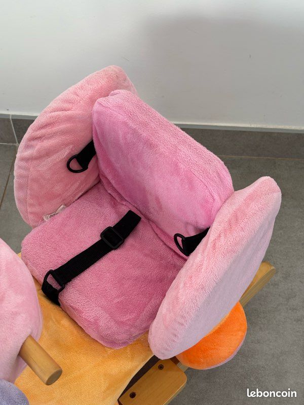 Vache à Bascule Funny Farmers Nattou Bébé Enfant Peluche Douce Jouet Éveil Motricité TBE (image 3)